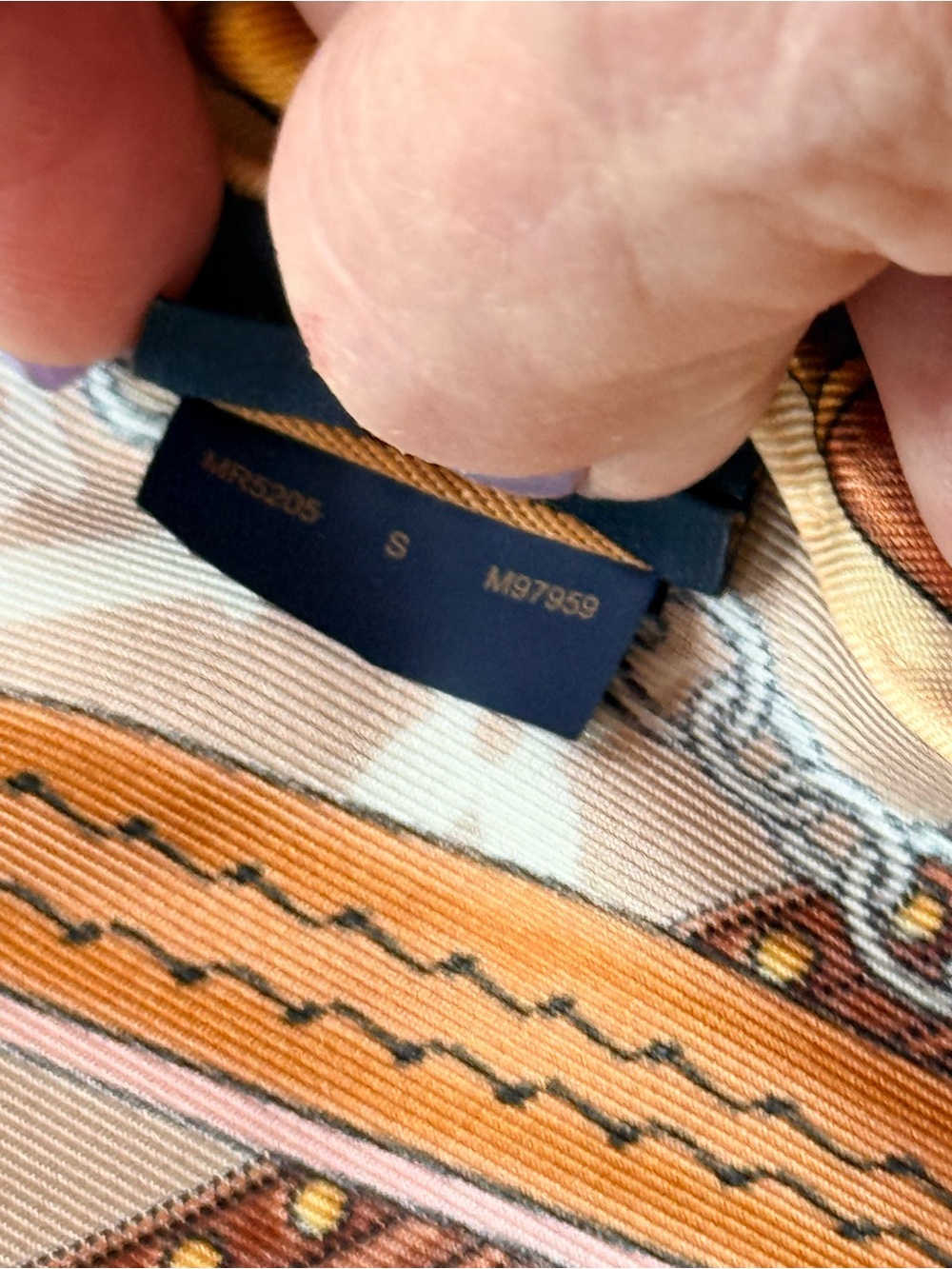 Louis Vuitton NWT Strap and Trunk Square Silk Scarf. Bought Paris April. Box - Picture 3 of 15